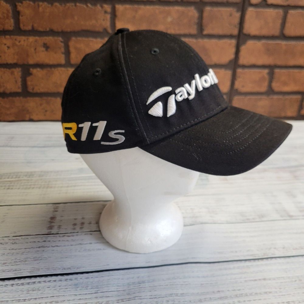TaylorMade Golfing Golf Hat Cap RBZ R11S Stretch Flex Fit Black L/XL Adult Penta